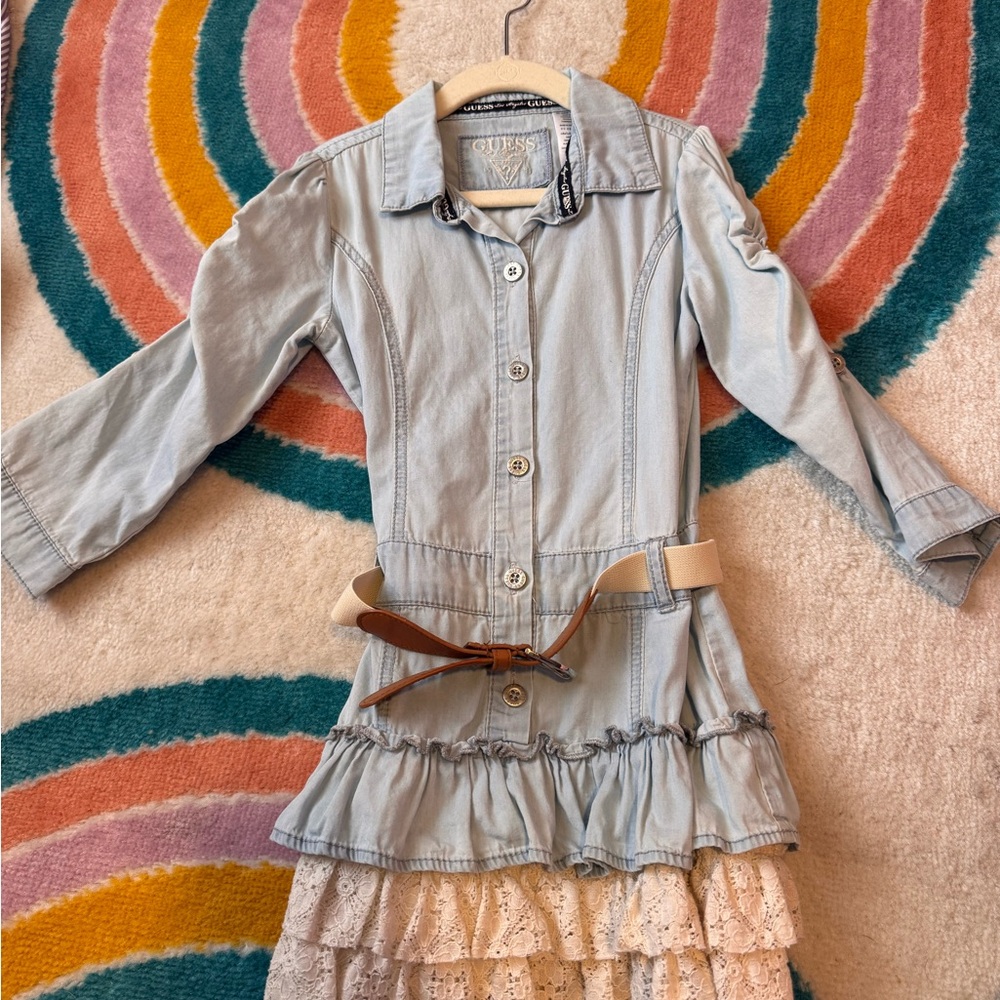 Guess Light Blue Denim Shirt